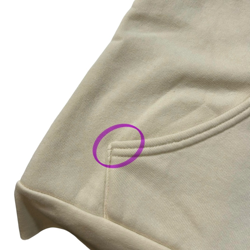 Aviator Nation Vintage Rainbow Stripe Zip Hoodie Cream USA Women’s S - Picture 15 of 16
